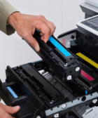 ¿Quiere reciclar cartuchos de tinta o toner vacíos?